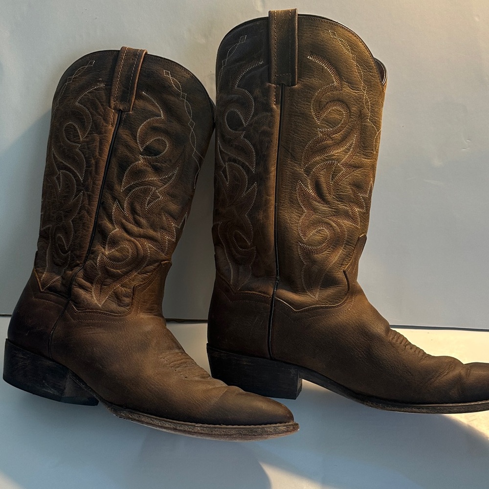 Dan Post Dark Brown Western Boots - Picture 5 of 5